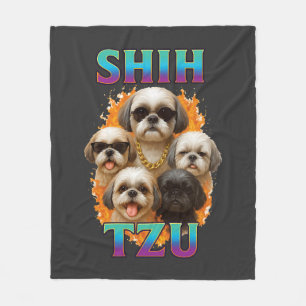 Shih Tzu  Fleece Blanket