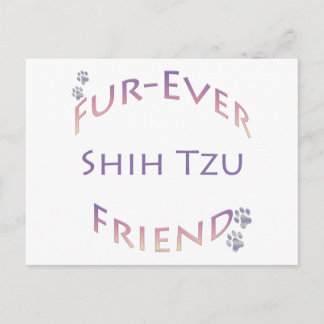 Shih Tzu Furever Friend Postcard