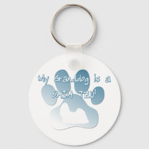 Shih Tzu Granddog Keychain