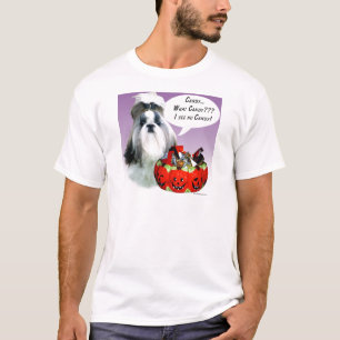 Shih Tzu (groomed) Halloween Candy T-Shirt