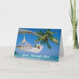 Shih Tzu Hanging Out Greeting Card