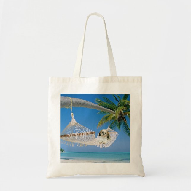 Shih Tzu Hanging Out Tote Bag (Front)