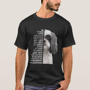 Shih Tzu He Is Your Friend T-Shirt