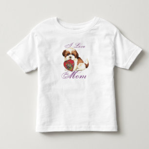 Shih Tzu Heart Mom Toddler T-shirt