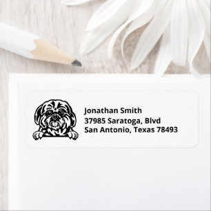 SHIH TZU Image on Return Address