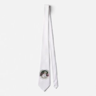 Shih Tzu in a Garden Setting Tie