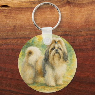Shih Tzu Keychain