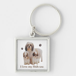 Shih tzu Keychain