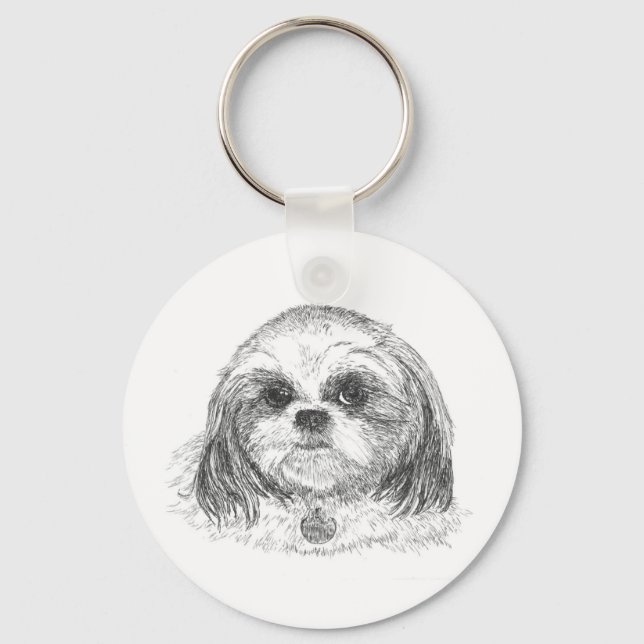 Shih Tzu Keychain (Front)