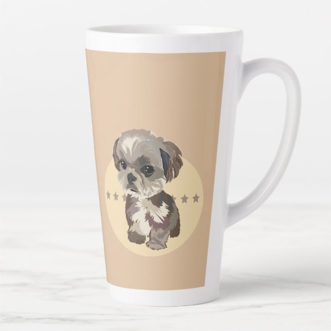 Shih Tzu Latte Mug (Right)
