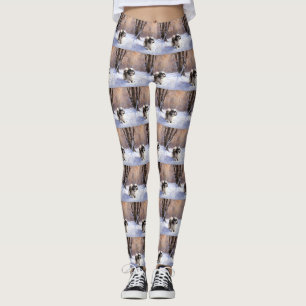 Shih Tzu Let It Snow Christmas  Leggings