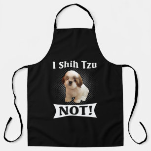 Shih Tzu Love Cute Funny Shih Tzu Apron