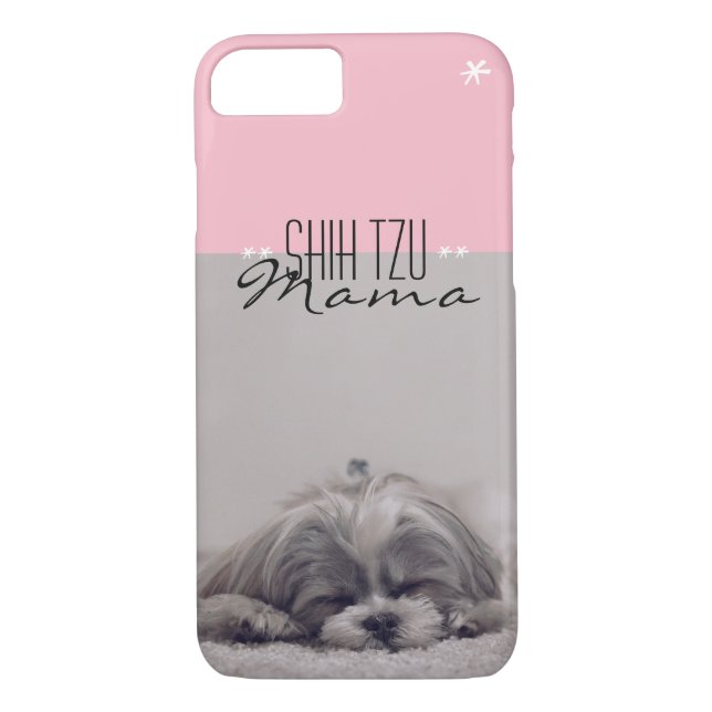 Shih Tzu Mama coque iphone pour Dog Moms (Dos)