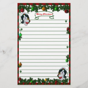 Shih Tzu Merry Christmas Stationary! Stationery