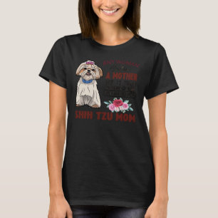 Shih Tzu Mom    And Face Mask      T-Shirt