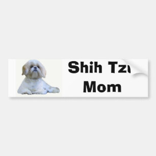 Shih Tzu Mom Bumper Sticker