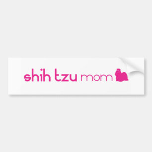 Shih Tzu Mom Bumper Sticker