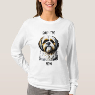 Shih Tzu Mom Dog Lovers T-Shirt