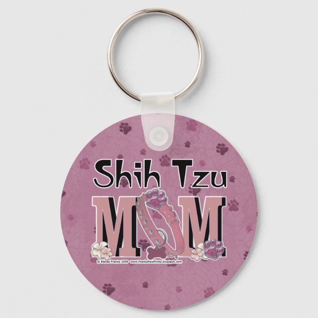 Shih Tzu MOM Keychain (Front)