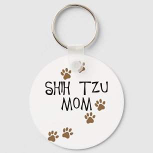 Shih Tzu Mom Keychain