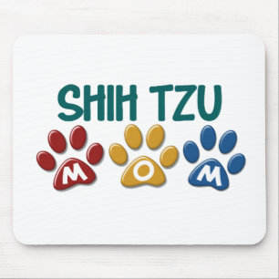 SHIH TZU  Mom Paw Print 1 Mouse Pad