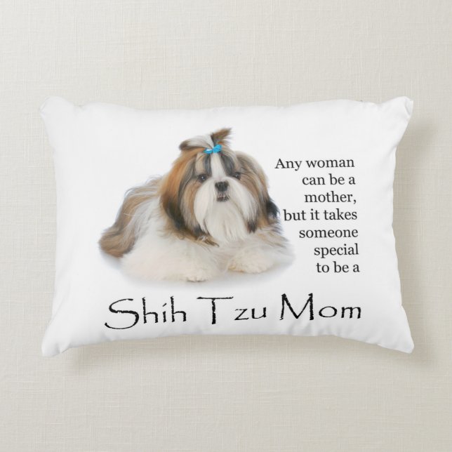 Shih Tzu Mom Pillow (Front)