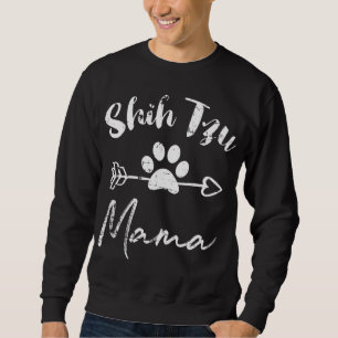 Shih Tzu Mom Tee Shih Tzu Mama Vintage Women's