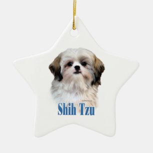 Shih Tzu Name Ceramic Ornament