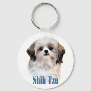 Shih Tzu Name Keychain
