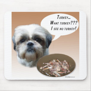 Shih Tzu (natural) Turkey Mouse Pad