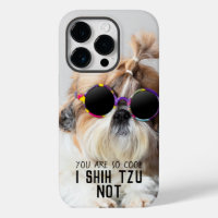 Shih Tzu Not fun cute dog lovers Custom Photo text