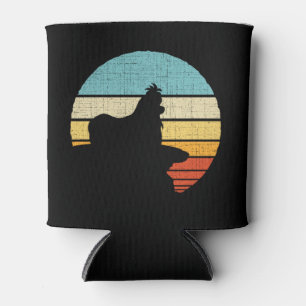 Shih Tzu Owner Retro Vintage 60s 70s Dog Lover Can Cooler