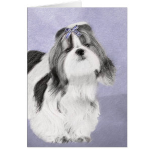 Shih Tzu Painting - Cute Original Dog Art