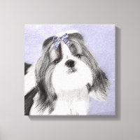 Shih Tzu Painting - Cute Original Dog Art