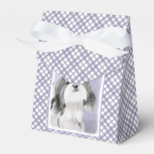 Shih Tzu Painting - Cute Original Dog Art Favor Box