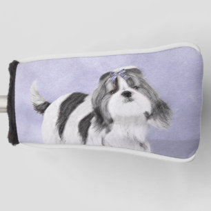 Shih Tzu Painting - Cute Original Dog Art Golf Head Cover