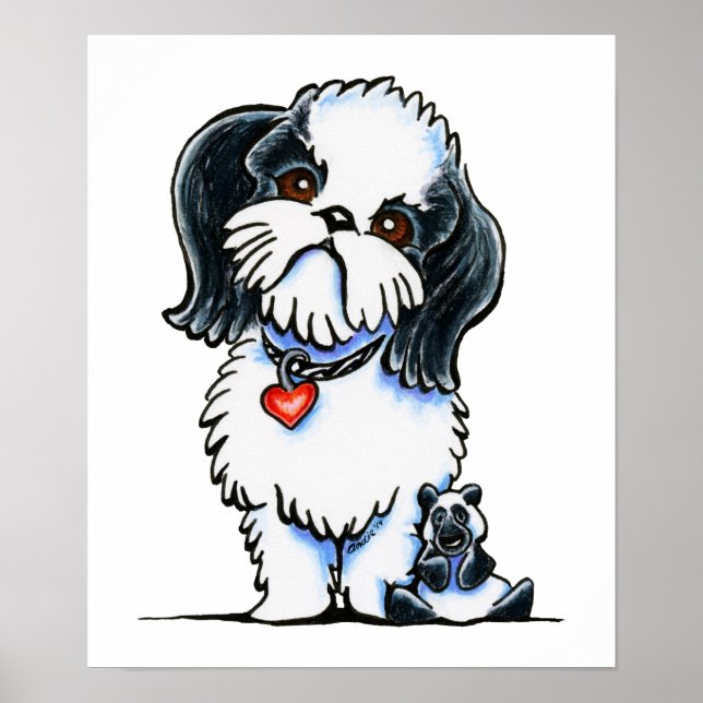 Shih Tzu Panda Poster (Front)