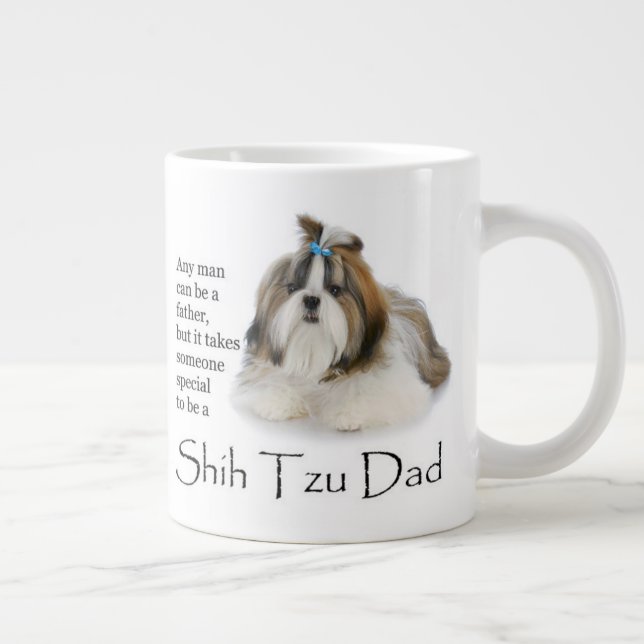Shih Tzu Papa Jumbo Mug (Droite)