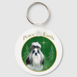 Shih Tzu Peace Keychain