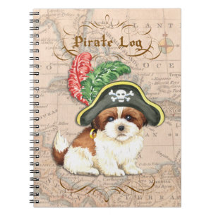 Shih Tzu Pirate Notebook