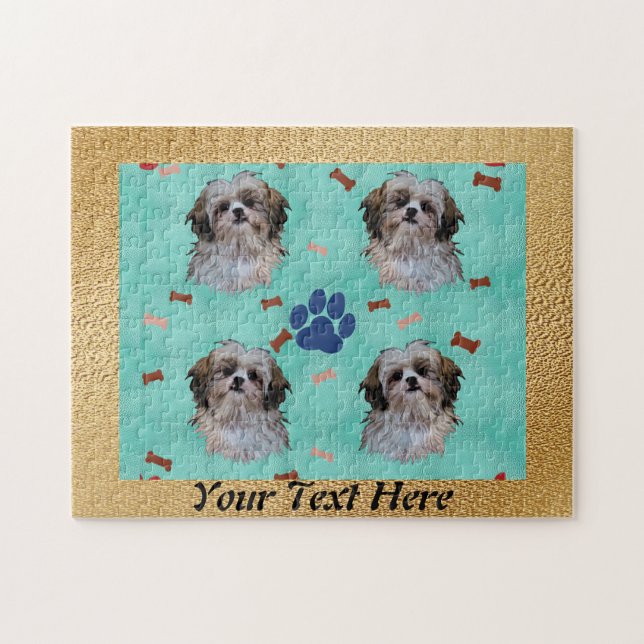 Shih Tzu Portrait Jigsaw Puzzle (Horizontal)