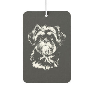Shih Tzu Portrait Minimalist Apparel Air Freshener