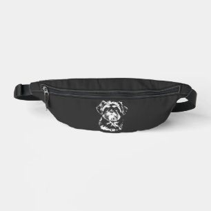 Shih Tzu Portrait Minimalist Apparel Fanny Pack
