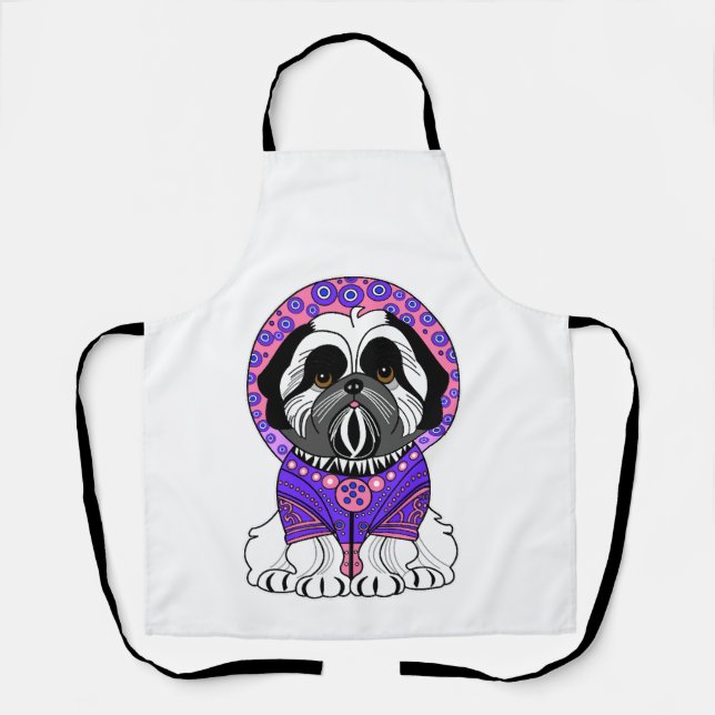 Shih Tzu Princess Apron (Front)