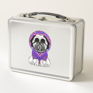 Shih Tzu Princess Metal Lunch Box