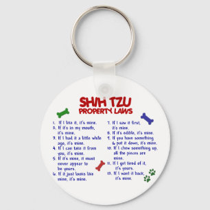 SHIH TZU Property Laws 2 Keychain