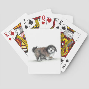 Shih tzu Puppy Dog, Pet Playing Cards