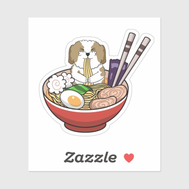 Shih Tzu Ramen Design (Sheet)