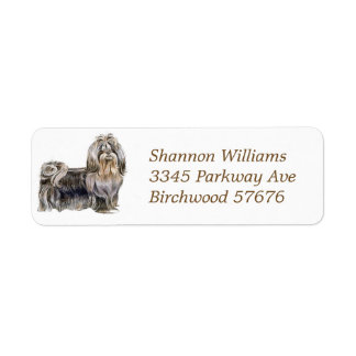 Shih-Tzu Return Address Label
