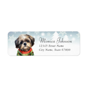 Shih Tzu Return Address Labels